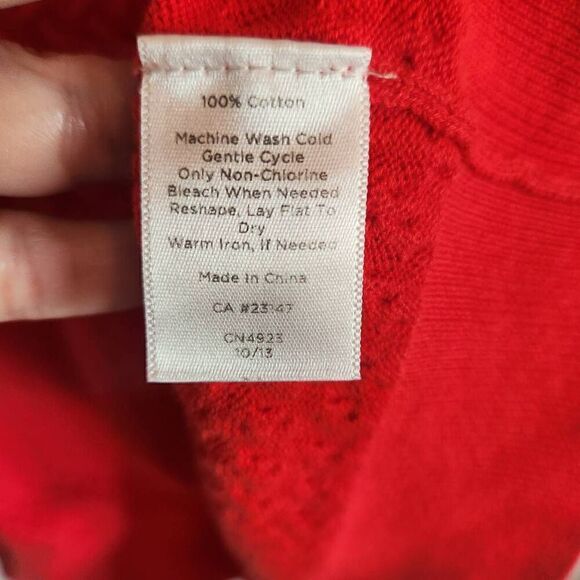 Talbots Sweater Womens 3X Plus Knit V Neck Cotton - Picture 5 of 5